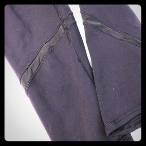 Lululemon Crops with Ribbon Detail